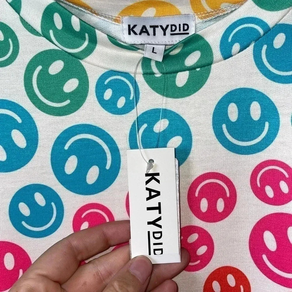 KATY DID SHORT SLEEVE TOP SIZE LARGE - Picture 5 of 8